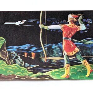 Soviet USSR 3D Stereo Lenticular Pocket Calendar Aeroflot Ivan Czarevich 1974